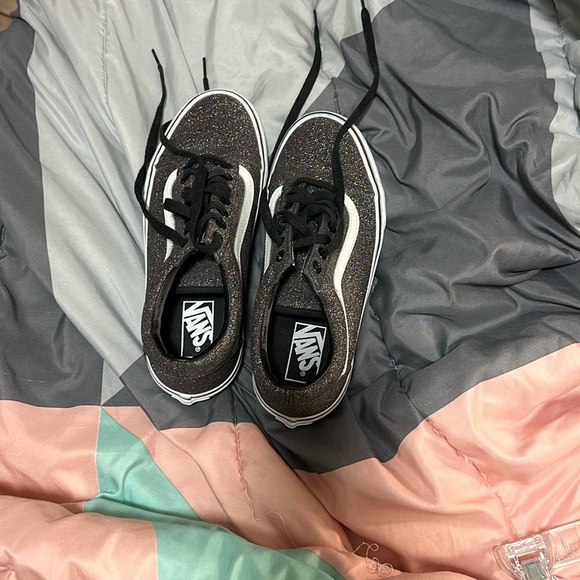 Vans Black Multi Glitter Old Skool - Picture 2 of 6